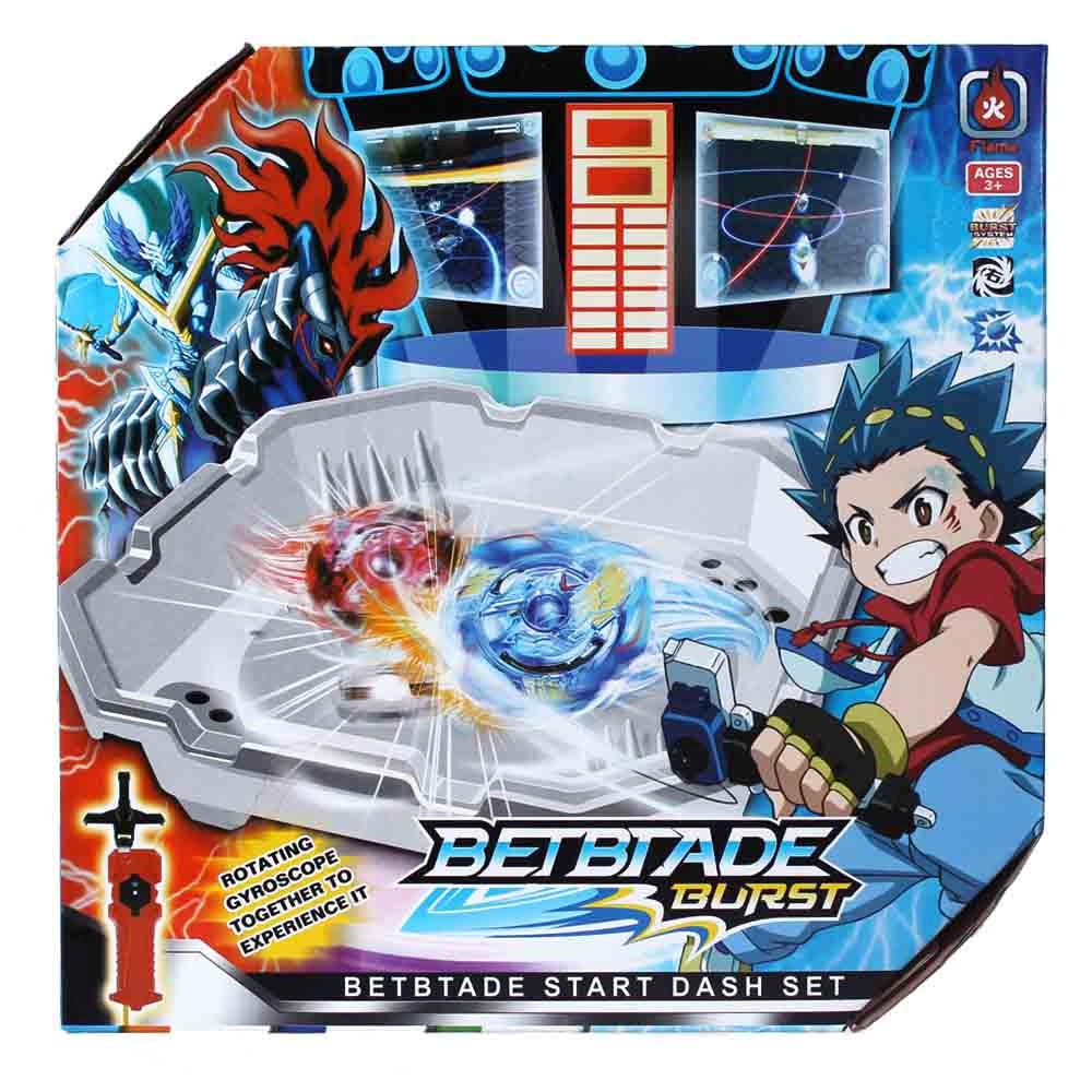 Боевой волчок "BEYBLADE" 
с пусковым устройством и ручкой.