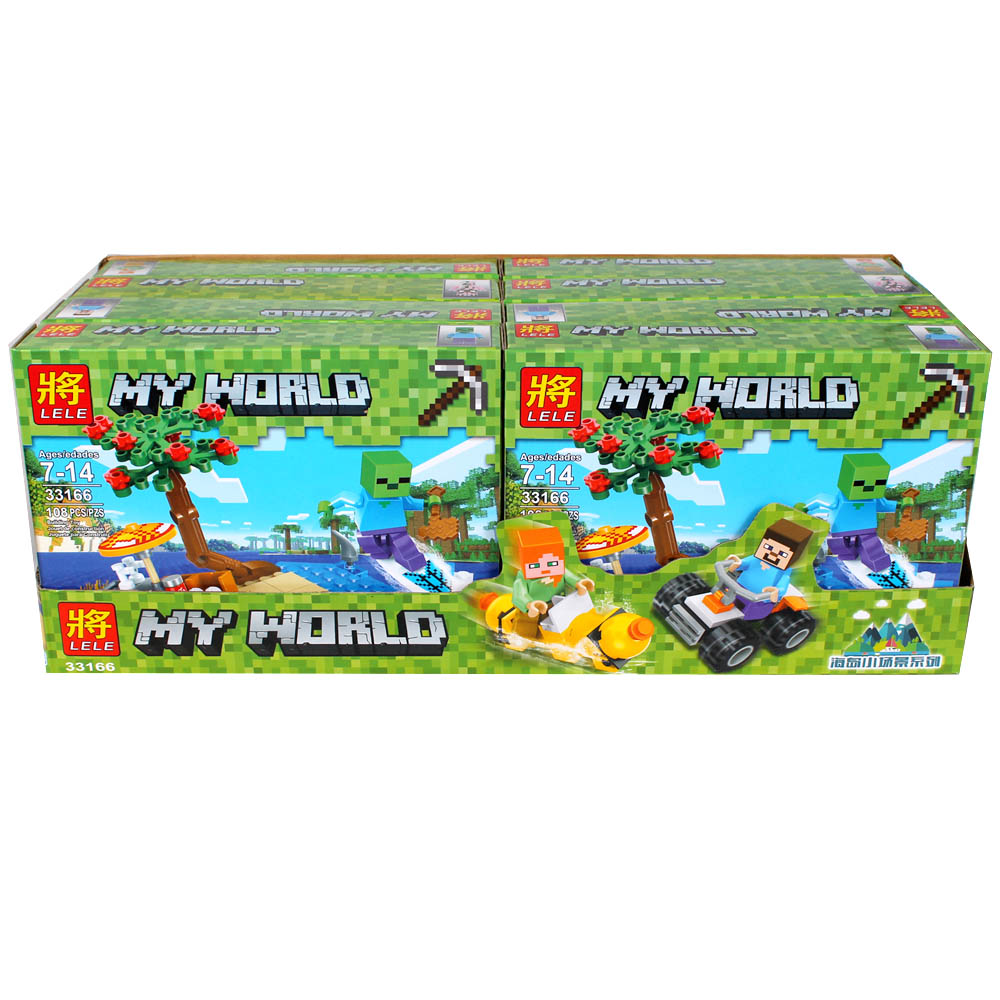 Конструктор My world "Пляж". Продается комплектом 8 шт, цена за 1 шт