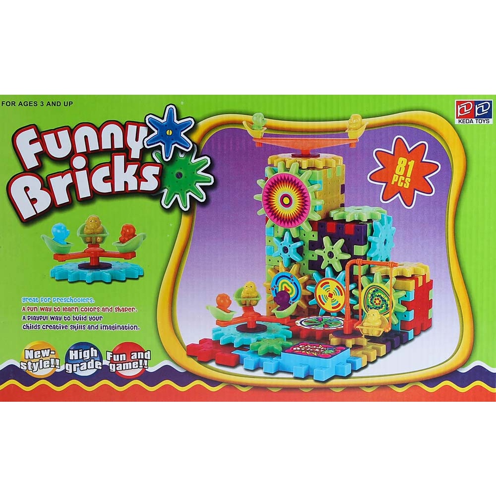 Конструктор детский "FUNNY BRICKS". 81 деталь. №2801