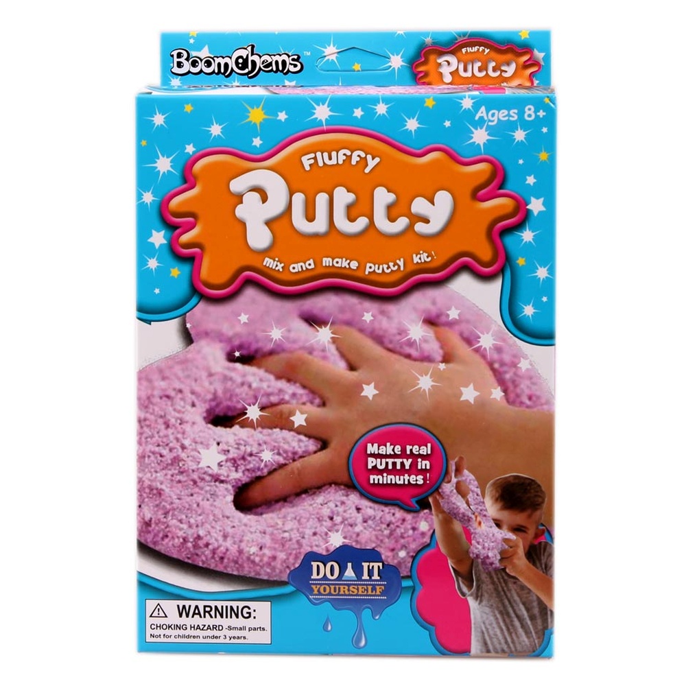 Лизун Fluffy Putty розовый