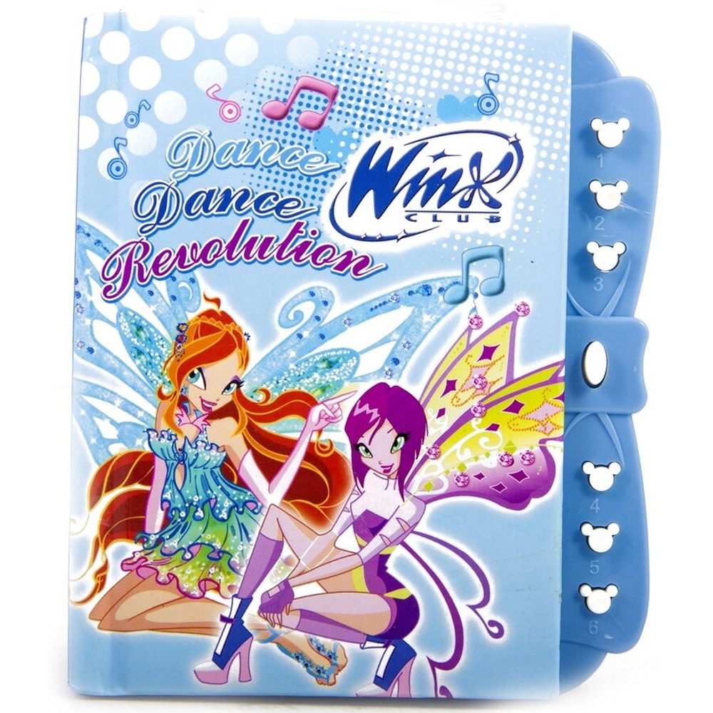 Блокнотики с кодом А7 Winx. В ассортименте. В пакете с еврохолдером